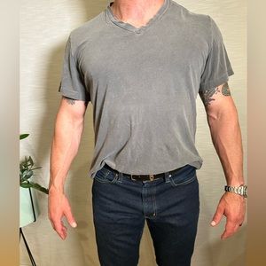 James Perse Clear Jersey v neck tee-shirt extra soft size 4 AKA XL extra large